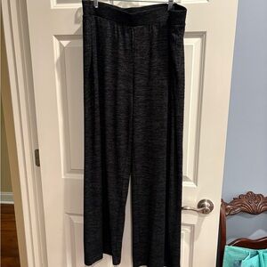 Chico’s Wide-Leg Black Knit Pants, Size 3